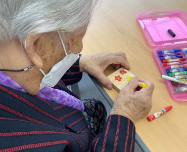 임실군노인종합복지관 치매예방교육 진행 이미지