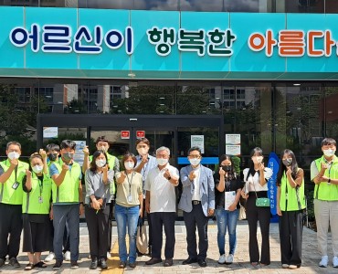 익산시북부노인복지관 기관방문 이미지