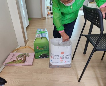 임실우체국과 함께 하는 추석맞이 풍(요로운)선(물)나눔 및 신한은행 밀박스/심신튼튼 물품 지원 이미지