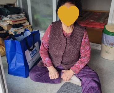 사례관리 대상자 설맞이 사랑나눔 진행 이미지