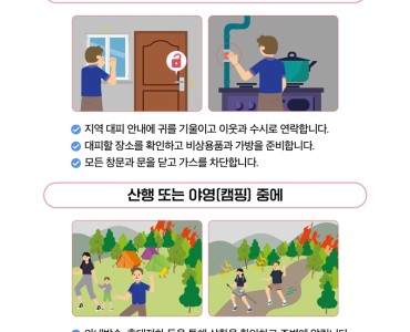 산불 국민행동요령 이미지