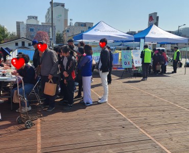 복지관 홍보 및 노인권익증진 캠페인(노년, 함께할 권리) 진행 이미지