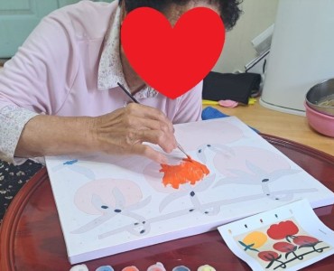 2025년 노인맞춤돌봄서비스 인지활동 프로그램 &#034;이제는 나도 화가랍니다&#034; 이미지