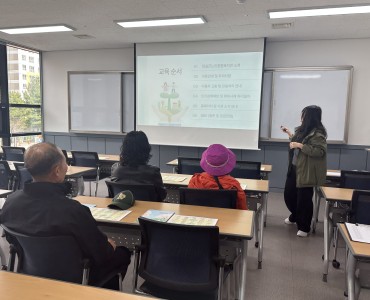 4월 신입회원교육 진행 이미지